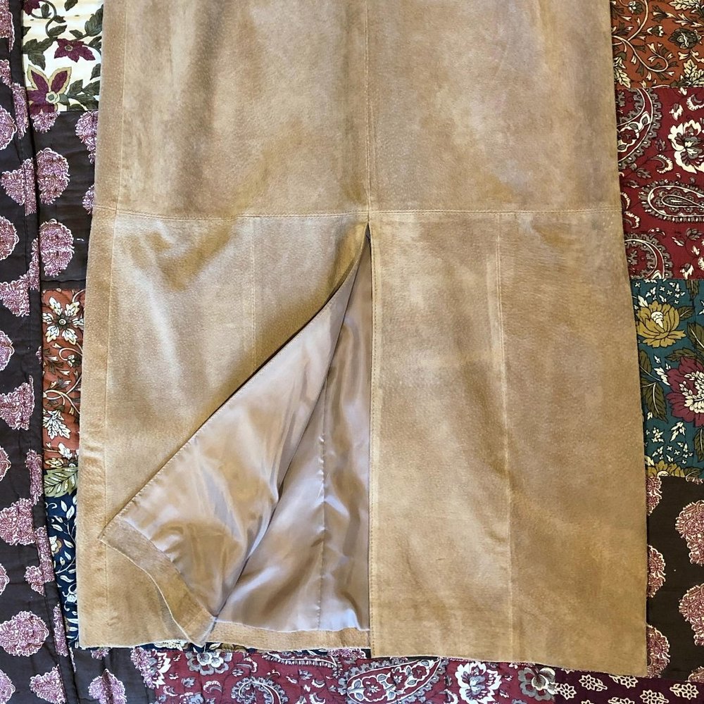WASHABLE Women’s Retro Suede Skirt
